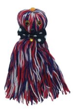Cute Cat Toy with Octopus Shaped Bell and String and Colorful Tassels - Image 6