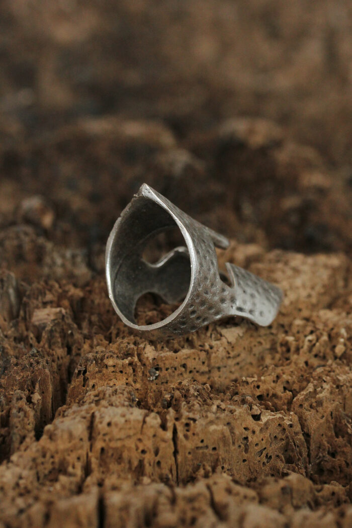 Adjustable Helmet Design Men's Ring EY305 - Image 2