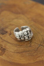 Figured Fist Model Metal Adjustable Men's Ring EY460