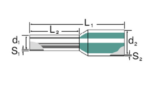 Wedmuller H0.50-14 Insulated Cable Ferrule (uy3005) 4008190015770 (500 Pieces) - Image 2