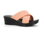Hedef Women's Footwear 2421 apraz Kutulu Daily Slippers  Pudra