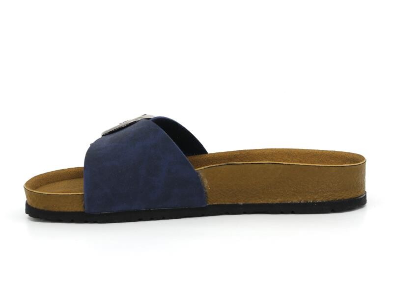 mulex-zenne-1264-birken-tek-toka-evali-kutulu-gunluk-terlik-lacivert-mulex-163505-68-B Mulex Zenne 1264 Birken Single Buckle Evali Boxed Daily Slippers Navy Blue - Image 2