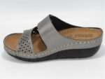 Mulex Zenne 2368 Laser Buckle Coat Daily Slippers Platinum - Image 2