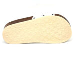 Parmi Women's Footwear 19052 Single Buckle Tree Pattern Casual Slippers White - Image 3