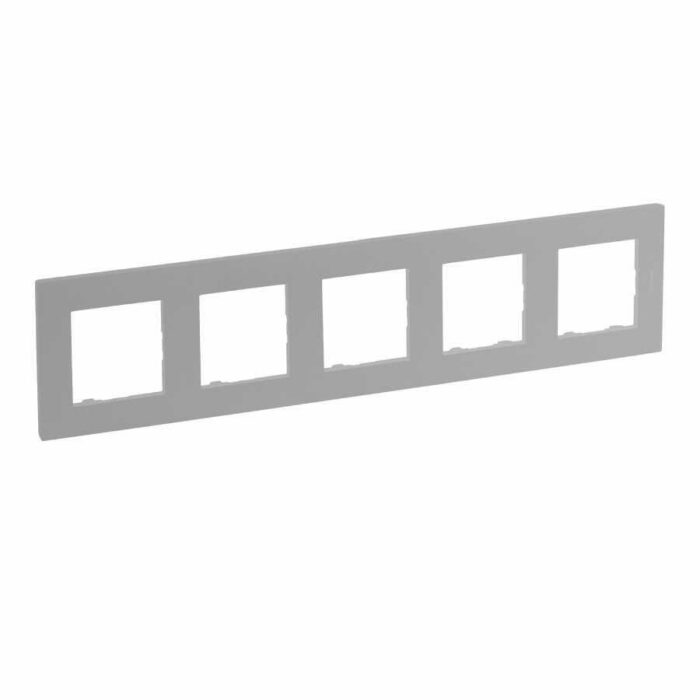 Legrand 768275 Raventi Aluminum Five Horizontal Frame 3414971107533 - Image 1