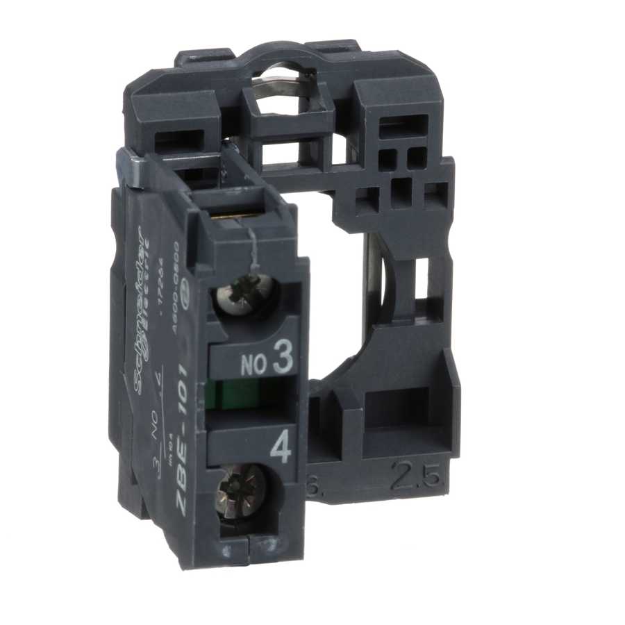 schneider-electric-govde-sabitleme-bilezikli-tek-kontak-blogu-1na-vida-kelepcesi-terminali-3389110924398-schneider-electric-16088-35-B Schneider Electric Body/Single Contact Block with Fixing Bracelet 1na Screw Clamp Terminal 3389110924398 - Image 1