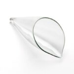 100% Chef Glass Cone Presentation Plate, 6x5x13 Cm, 6 Pieces - Image 2