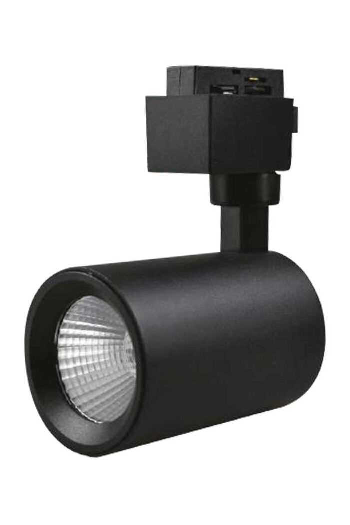 Ack Ad30-11001 3000k Daylight 10w Black Case Cob Led Rail Spot Luminaire - Image 1