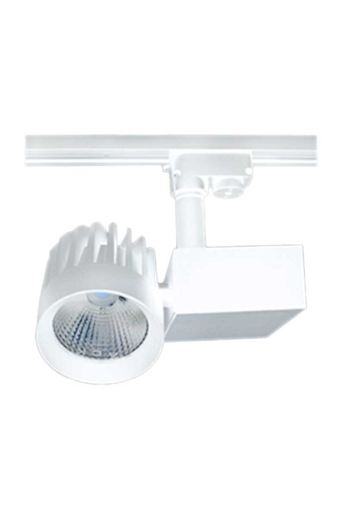 Ack Ad30-14500 3000k Daylight 36w White Case Osram Cob Led Rail Spot Luminaire - Image 1
