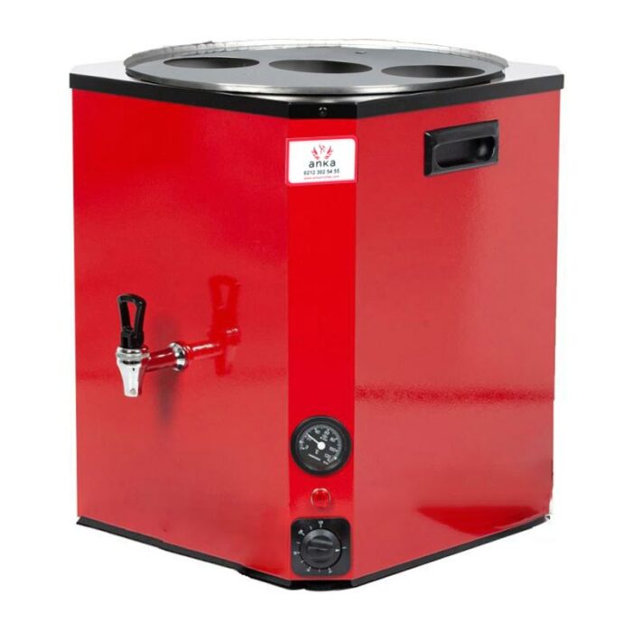 Anka Rync3 New Generation Tea Machine with Straw, 3 Teapots, 35 L, Red - Image 1
