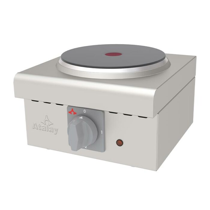 Atalay Mini Cooker with 1 Plate on Set Top, 30x30x17 Cm, Electric - Image 1