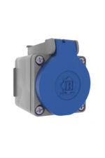 Bemis By8-1402-3510 1x16a 2p+e 200 250v Ip44 Plastic Single Phase Wall Enclosure Socket
