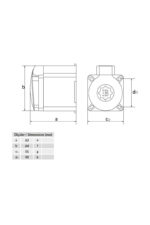 Bemis By8-1402-3510 1x16a 2p+e 200 250v Ip44 Plastic Single Phase Wall Enclosure Socket - Image 2