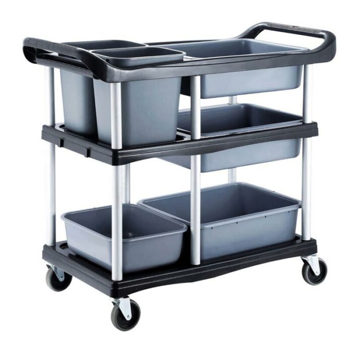 Biradli Brd-51 Empty Collection Service Trolley, 104x46x91 Cm - Image 1