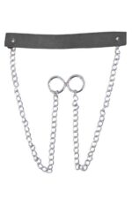 Bag Handle Leather Chain 08 Gray - Image 2