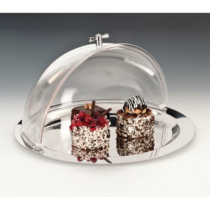 Zicco Zcp-184 Polycarbonate Bell Jar with Steel Bottom Cover, 43 Cm - Image 1