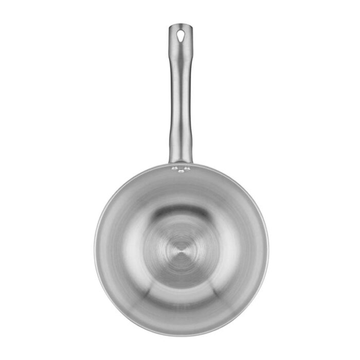 Altınbasak Induction Steel Wok Pan, 28 Cm, Silver Handle - Image 3