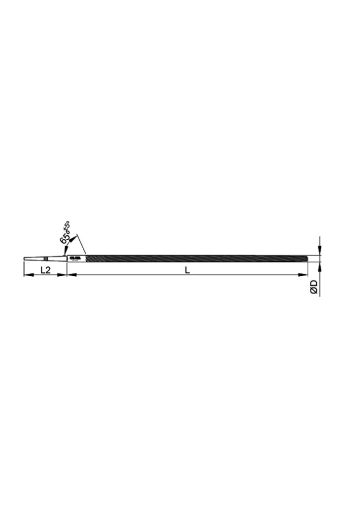 Ceta Form J57-212 Medium Tooth 12 Inch 300mm Round File - Image 3