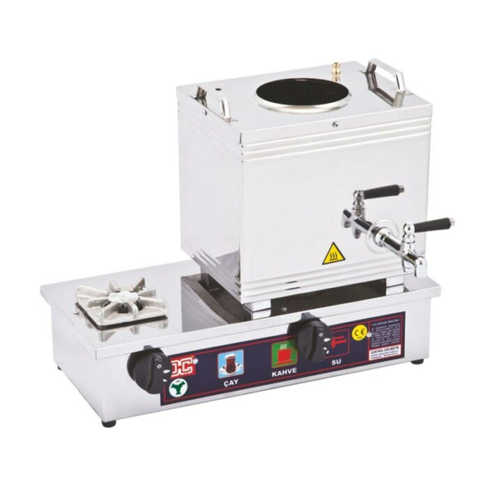 Duran Celik Dc 008 15 Model Single Teapot Screw Tea Machine, 12 L,  Natural Gas - Image 1