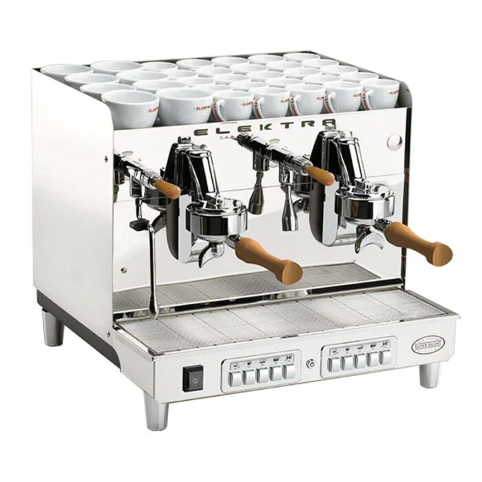 Elektra Sixties Fully Automatic Espresso Coffee Machine, 2 Groups, Inox - Image 1