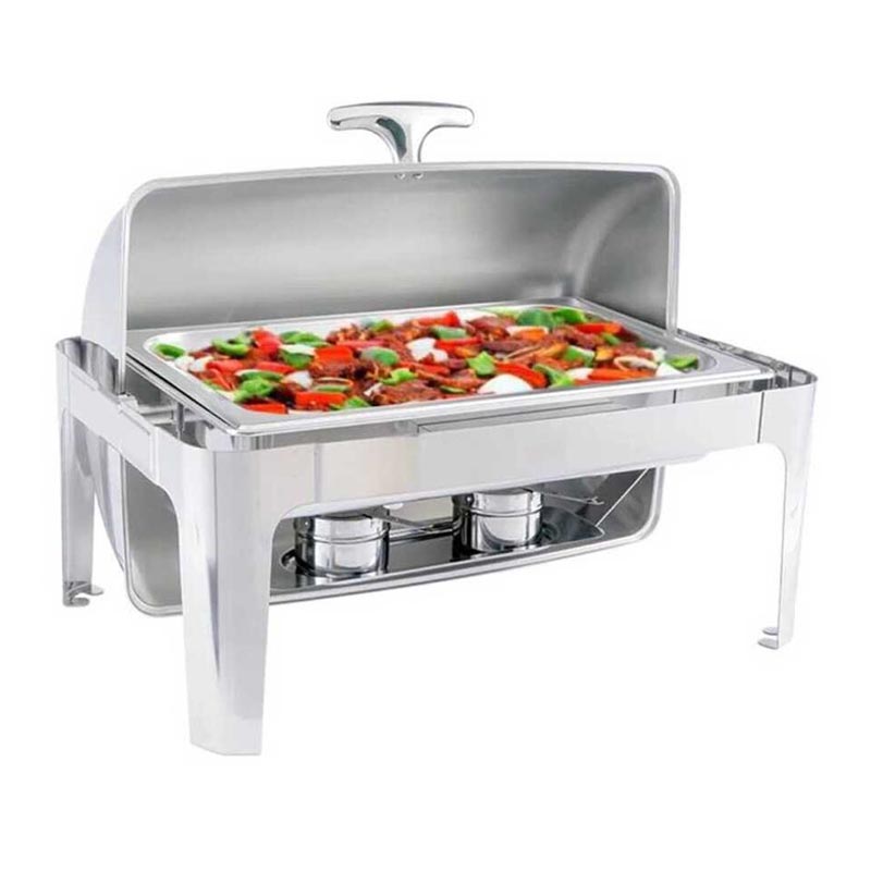 epinox-cdr-9-roll-top-kapakli-chafing-dish-9-l-epinox-63521-35-B Epinox Cdr-9 Chafing Dish with Roll Top Lid, 9 L - Image 2