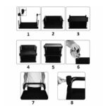 Epinox Sask-9 Service Trolley Closed, Black - Image 2