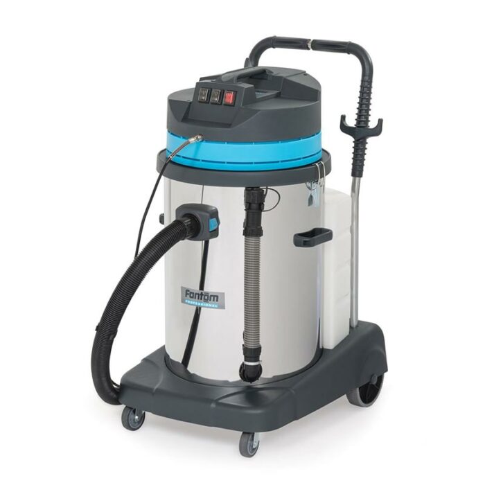 Fantom Promax 800cm2y Wet and Dry Vacuum Cleaner and Carpet Washing Machine, Steel Body - Image 1