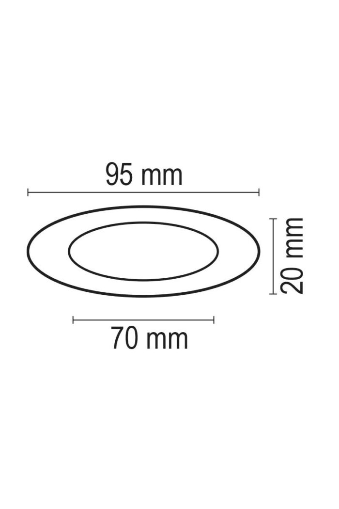 Forlife Fl-1830 5w White-daylight Moscow Glass Spotlight Luminaire - Image 2