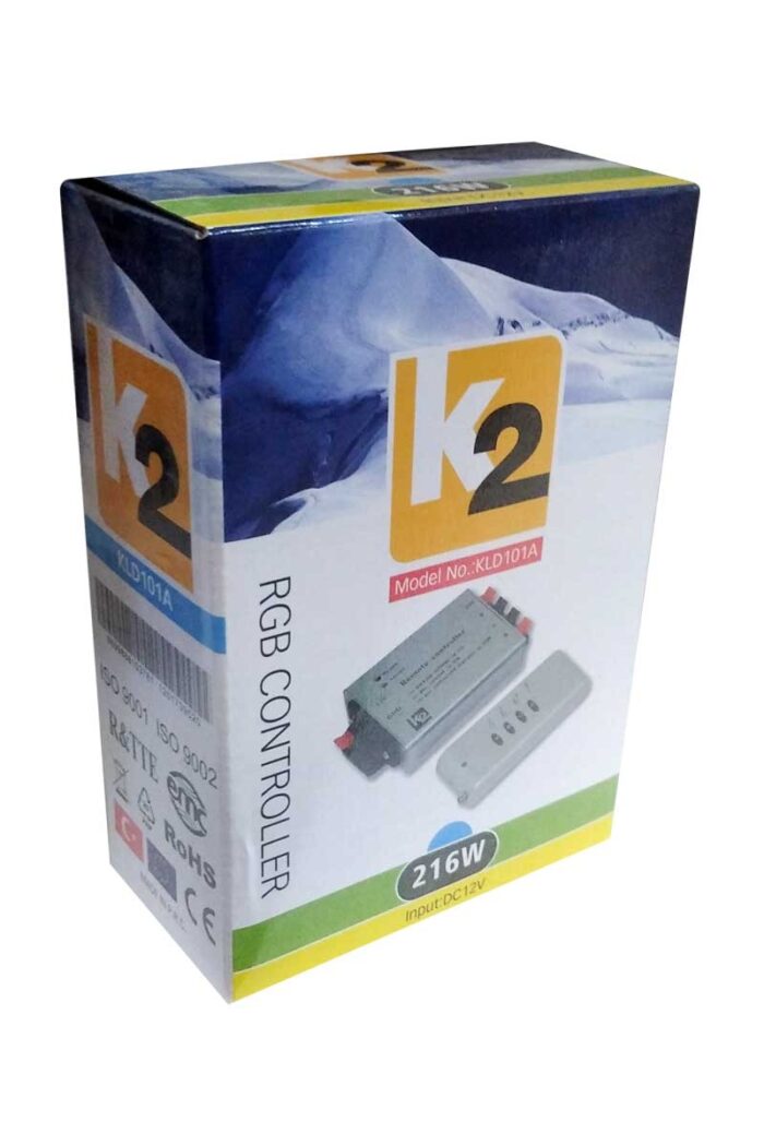 Global K2 Kld101a 216w RGB LED Control Panel with Remote Control - Image 3