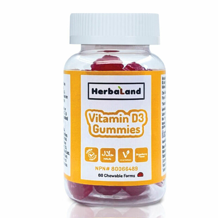 Herbaland Gummies Vitamin D3 60 Tablets - Image 1