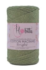 Hobitu Cotton Macrame Bright Color 141 Green - Image 2