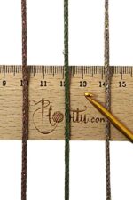 Hobitu Cotton Macrame Bright Color 141 Green - Image 3