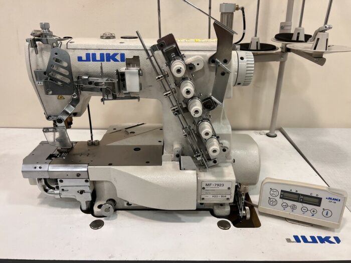 Juki Mf-7923 Left Hand Knife Air Coverstitching Machine - Second Hand - Image 2