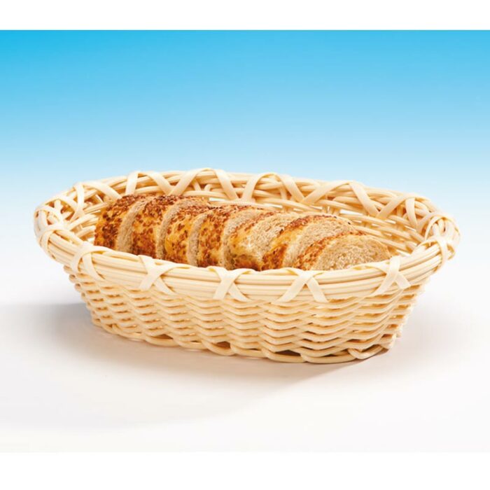 Zicco B-ov-4153 Oval Bread Basket, Plastic, Small, 18x23x7 Cm - Image 1