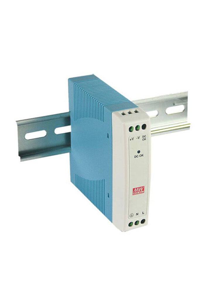 Mean Well Mdr-10-15 10w 15v 0.67a Rail Mount LED Driver - Image 1