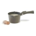 Neoflam Midas Gray 11 Piece Nesting Induction Pot and Pan Set with Detachable Handle - Image 2