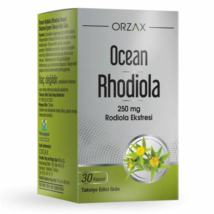 Orzax Ocean Rhodiola Capsule 250mg 30 Capsules - Image 1