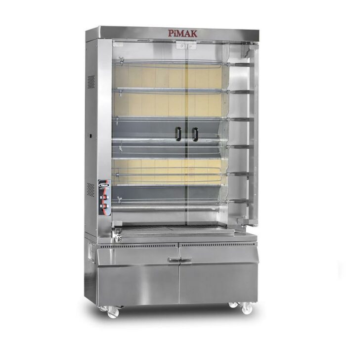 Pimak Lever Chicken Rotisserie Machine, 40 Chicken Capacity, Natural Gas - Image 1
