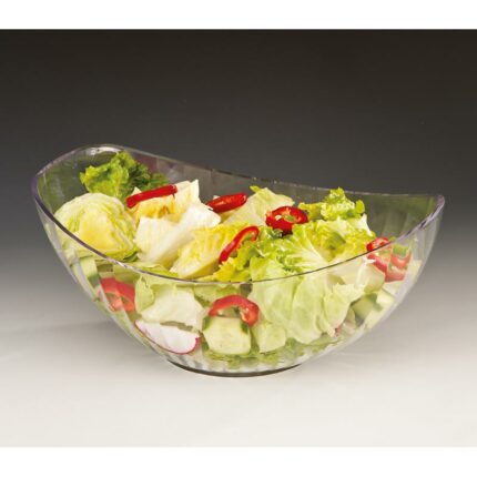 Zicco Zcp-301 Polycarbonate Gondola Display Bowl, 3x22.5 Cm, Transparent