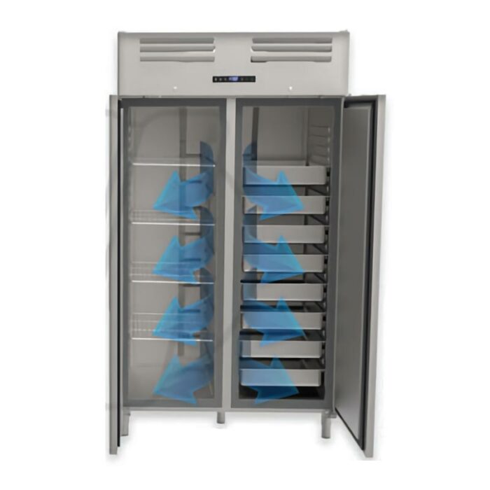 Portabianco Dt-2dgne Upright Deep Freezer, 2 Doors - Image 1