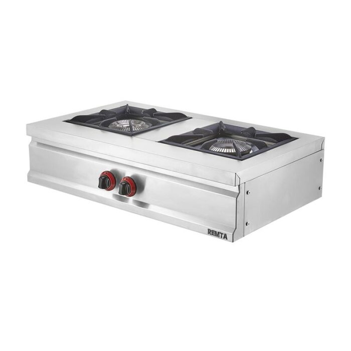 Remta Cej22(s) 2-Burner Cooktop Restaurant Stove with Natural Gas - Image 1