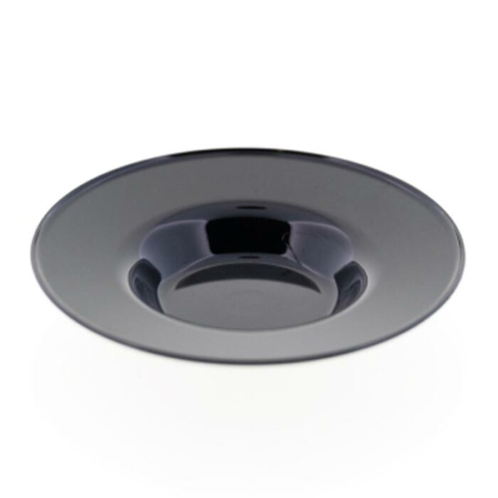 Rubikap Disposable Mini Presentation Plate, 10.5 Cm, ??Black - Image 1