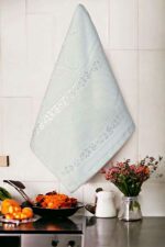 Ruya Etamin Kitchen Towel 30x50 Code:9218 White - Image 2
