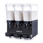 Samixir 60.mmmb Triple Classical Mixer Cold Beverage Dispenser, 20+20+20 L, Black