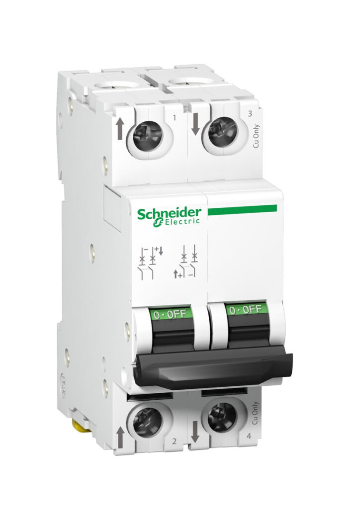 Schneider A9n61526 2x6a Dc Type C Automatic Fuse - Image 1