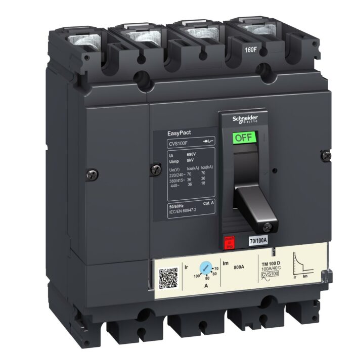 Schneider Electric 125a 36ka 3p TM125d Compact Switch Lv516342 3606480229282 - Image 1