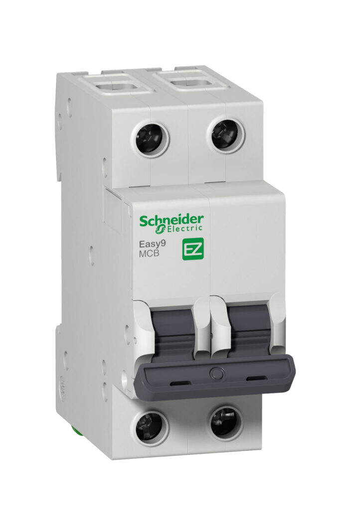 Schneider Ez9f43263 Easy9 Series Type C 2x63a Auto Fuse - Image 1