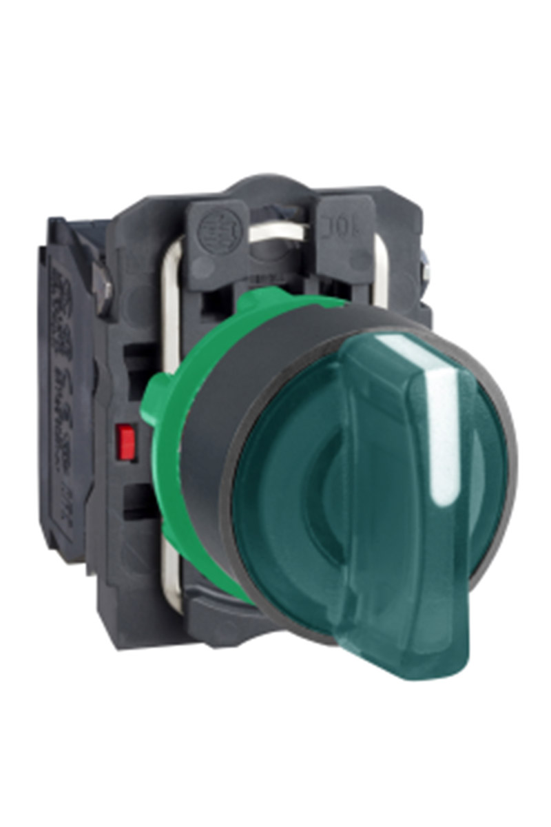 schneider-xb5-ak133m5-220v-ledli-yesil-mandal-buton-413243-23-B Schneider Xb5-ak133m5 220v Green Latch Button with LED - Image 1