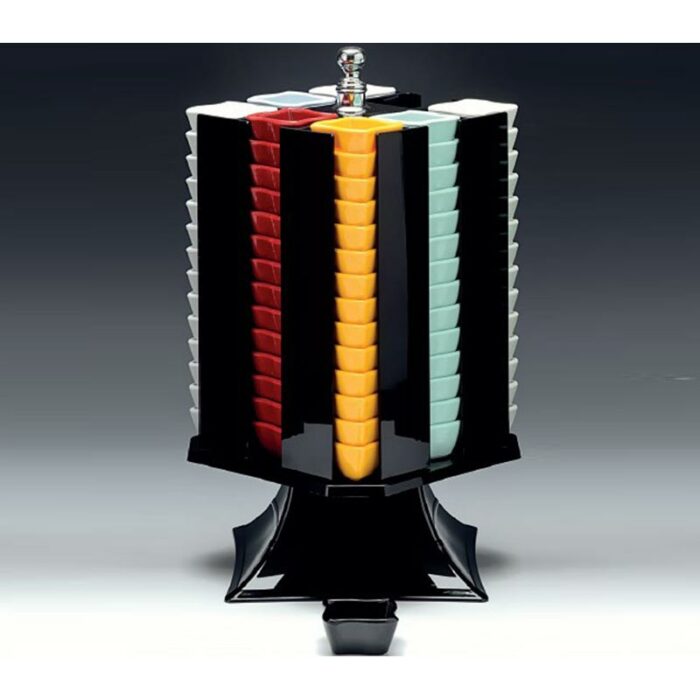 Zicco Zcp-477 Polykarb?n Rotary Sauce Bowl Stand, 20x20x42 Cm - Image 1
