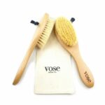 Vose Wooden Soft Baby Hair Brush